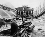Destroyed industrial building, Nagasaki, Japan, early 1946