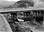 Destroyed bridge, Nagasaki, Japan, mid-1946