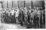 Soviet prisoners of war during roll call, Mauthausen Concentration Camp, Austria, date unknown