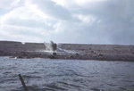 Explosion near an Iwo Jima beach, Feb 1945