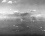 The first wave of landing craft at Iwo Jima, 19 Feb 1945, photo 4 of 6