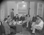 Paul Taylor and the rest of the Jerome War Relocation Center administration, Arkansas, United States, 18 Nov 1942, photo 1 of 2