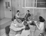 Optometry clinic at Jerome War Relocation Center, Arkansas, United States, 17 Nov 1942