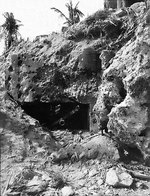 This 75mm Japanese gun position at Gaan Point wreaked havoc on men of the US 22nd Marine Regiment before it was silenced, Guam, Mariana Islands, Jul-Aug 1944