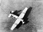 An aerial view of a Hamilcar glider which had been unloaded of its troops on the landing zone near Arnhem, the Netherlands, circa 17-25 Sep 1944