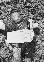 Dead Chinese child in Nanjing, China, Dec 1937-1938