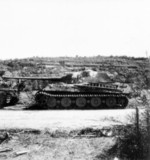 German Tiger II tank near Vimoutiers, Orne, Normandy, France, circa Jun-Jul 1944