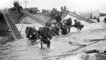 Royal Marine Commandos of Headquarters, 4th Special Service Brigade, British 2nd Army landing at Juno 