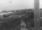 View of the beach area at Bernières-sur-Mer, France, Jun 1944