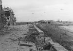 View of the beach area at Courseulles-sur-Mer, France, Jun 1944