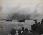 US Marines in assault craft approaching Peleliu, Palau Islands, 15 Sep 1944