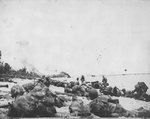 United States Marines attacking Orange Beach on Peleliu, 15 Sep 1944