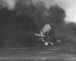 Destroyed SB2U Vindicator aircraft, Ewa Field, Oahu, US Territory of Hawaii, 7 Dec 1941