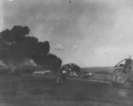 View of Ewa Field, Oahu, US Territory of Hawaii, 7 Dec 1941
