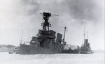 Light cruiser Raleigh fights to stay afloat