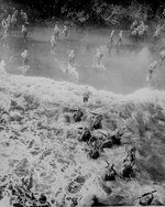 Marines landing at Cape Gloucester, New Britain, 26 Dec 1943