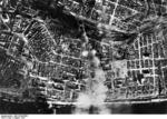Aerial view of Stalingrad from a German bomber, Russia, Aug 1942