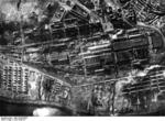 Aerial photo of Stalingrad Tractor Factory named for Dzerzhinsky after German capture, Stalingrad, Russia, 17 Oct 1942