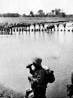 Chinese troops marching in Hubei Province, China, May-Jun 1940