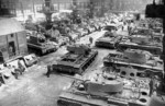 KV-1 tanks under construction, Chelyabinsk Tractor Plant, Chelyabinsk, Russia, 1942