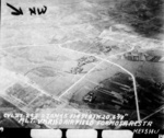 Hokuto Airfield under USS Langley carrier aircraft attack, Taiwan, 3 Jan 1945, photo 5 of 6