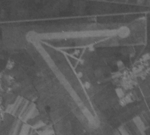 Aerial view of Hozan Airfield in Takao (now Fengshan District, Kaohsiung), Taiwan, Mar 1944