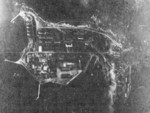 Aerial view of Mako Guard District, Pescadores Islands, 12 Oct 1944