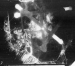 Aerial photo of Okayama Airfield, Takao (now Kaohsiung), Taiwan taken by aircraft of USS Enterprise, 13 Oct 1944