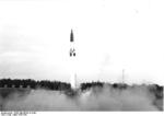 Launch of a V-2 rocket, Peenemünde, Germany, 1940s