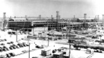 Northwest side of the Pentagon building while under construction, Arlington, Virginia, United States, 1 Jul 1942