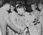 Hitler Youth members in a reception in Japan, 5 Sep 1938, photo 2 of 2