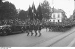 Parade of Hitler Youth members, Worms, Germany, 1938
