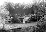 Lieutenant Colonel John Davies, Lieutenant Colonel Strickland, and other officers of USAAF 3rd Bomb Group, Charters Towers, Australia, early 1942