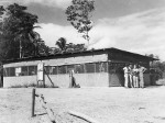 Mess hall at an airfield in Port Moresby, Australian Papua, early 1943