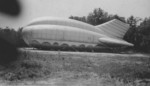 Barrage balloon at Marine Corps Recruit Depot Parris Island, South Carolina, United States, 1942, photo 1 of 2