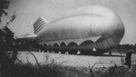 Barrage balloon at Marine Corps Recruit Depot Parris Island, South Carolina, United States, 1942, photo 2 of 2