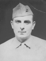 Portrait of US Marine Private John Renzi, circa 1944