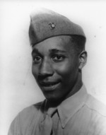 Portrait of African-American US Marine John R. Griffin, circa 1943