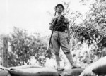 Young Chinese sentry, circa late 1930s