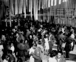 Christmas Dance for African-American US Army soldiers of 1323rd Engineers at Negro Service Club #3, Camp Swift, Texas, United States, 23 Dec 1943