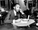 African-American Theodore R. Poston, head of the Negro Press Section of the US Office of War Information, date unknown