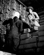 African-American women working at the US Army Savannah Quartermaster Depot, Savannah, Georgia, United States, circa 1943