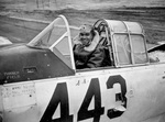 US Army 99th Fighter Squadron African-American pilot 1st Lt. Lee Rayford in the United States, 1945