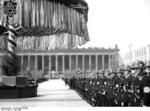 Nazi Party gathering outside the museum at Lustgarten, Berlin, Germany, 1 May 1936, photo 2 of 7