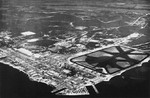 Aerial view of Naval Air Station Pensacola, Florida, United States, as it appeared in the Jan 1948 edition of the 