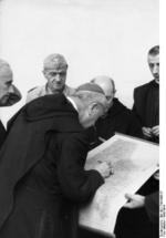 Gregorio Diamare and the ecclesiastical authorities of Monte Cassino abbey giving German Luftwaffe troops the permission to remove artwork for transfer to Germany, 4 Jan 1944, photo 2 of 2