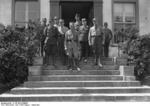 Achim von Arnim and others at the Nazi Party SA training school at Castle Harnekop in Germany, Aug-Sep 1932, photo 1 of 2