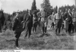 Achim von Arnim and others at the Nazi Party SA training school at Castle Harnekop in Germany, Aug-Sep 1932, photo 2 of 2