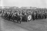 Men of Nazi Party SA Sturmbann X at Tempelhofer Field in Berlin, Germany, 1933
