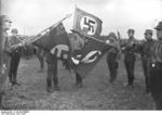 Nazi Party SA men on a parade ground in Britz, Berlin, Germany, 1932, photo 1 of 3